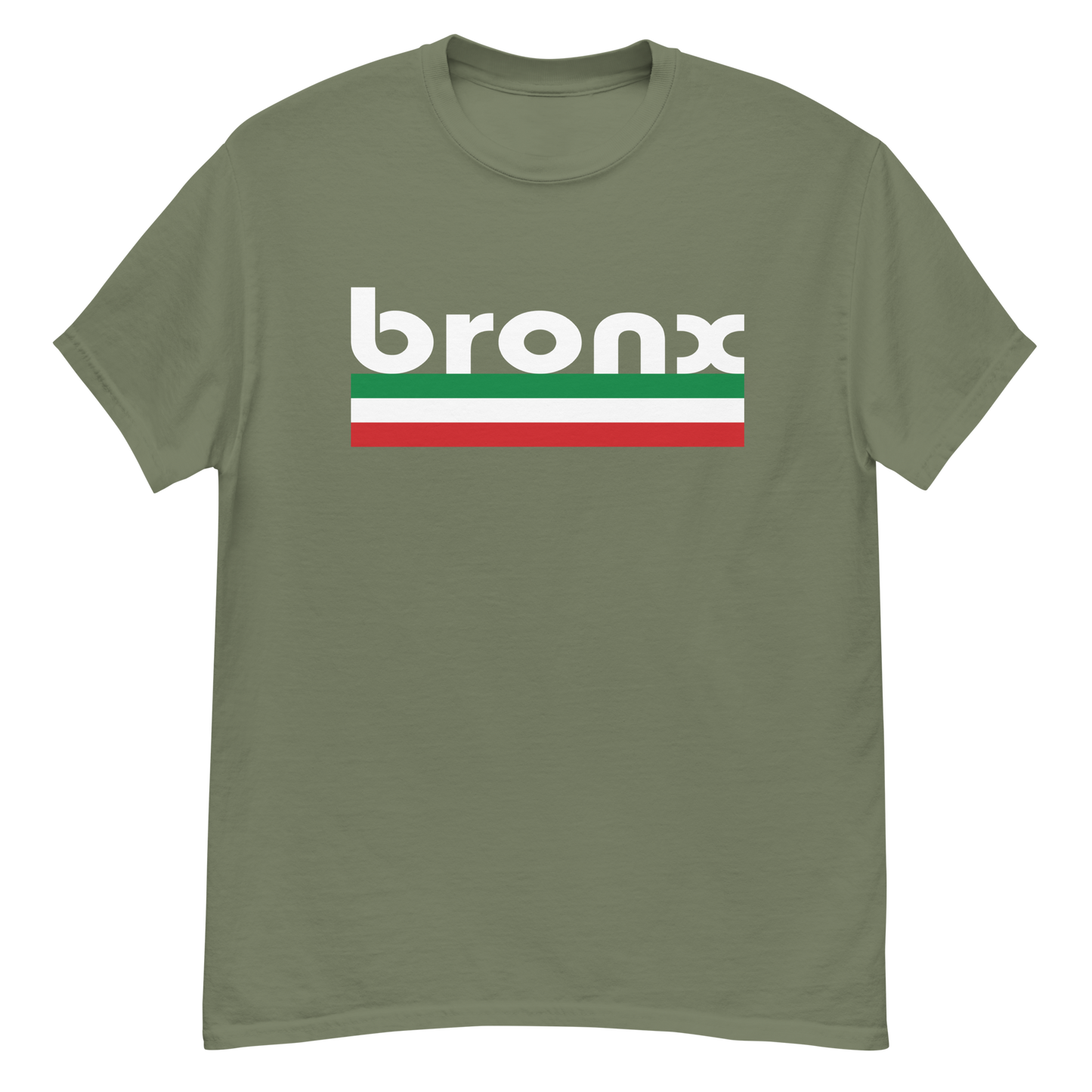 Bronx Italian Pride T-Shirt - Vintage Flag Tee for Bronx Italians