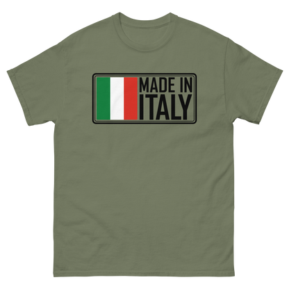 Authentic 'Made In Italy' T-Shirt: Wear the Heritage with Pride- Vintage Tee for Italians