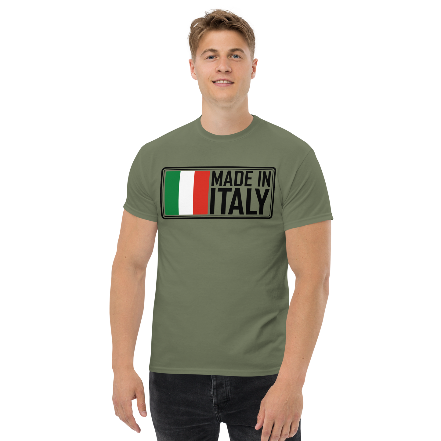 Authentic 'Made In Italy' T-Shirt: Wear the Heritage with Pride- Vintage Tee for Italians