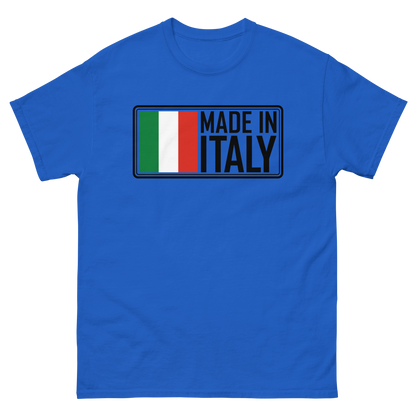 Authentic 'Made In Italy' T-Shirt: Wear the Heritage with Pride- Vintage Tee for Italians