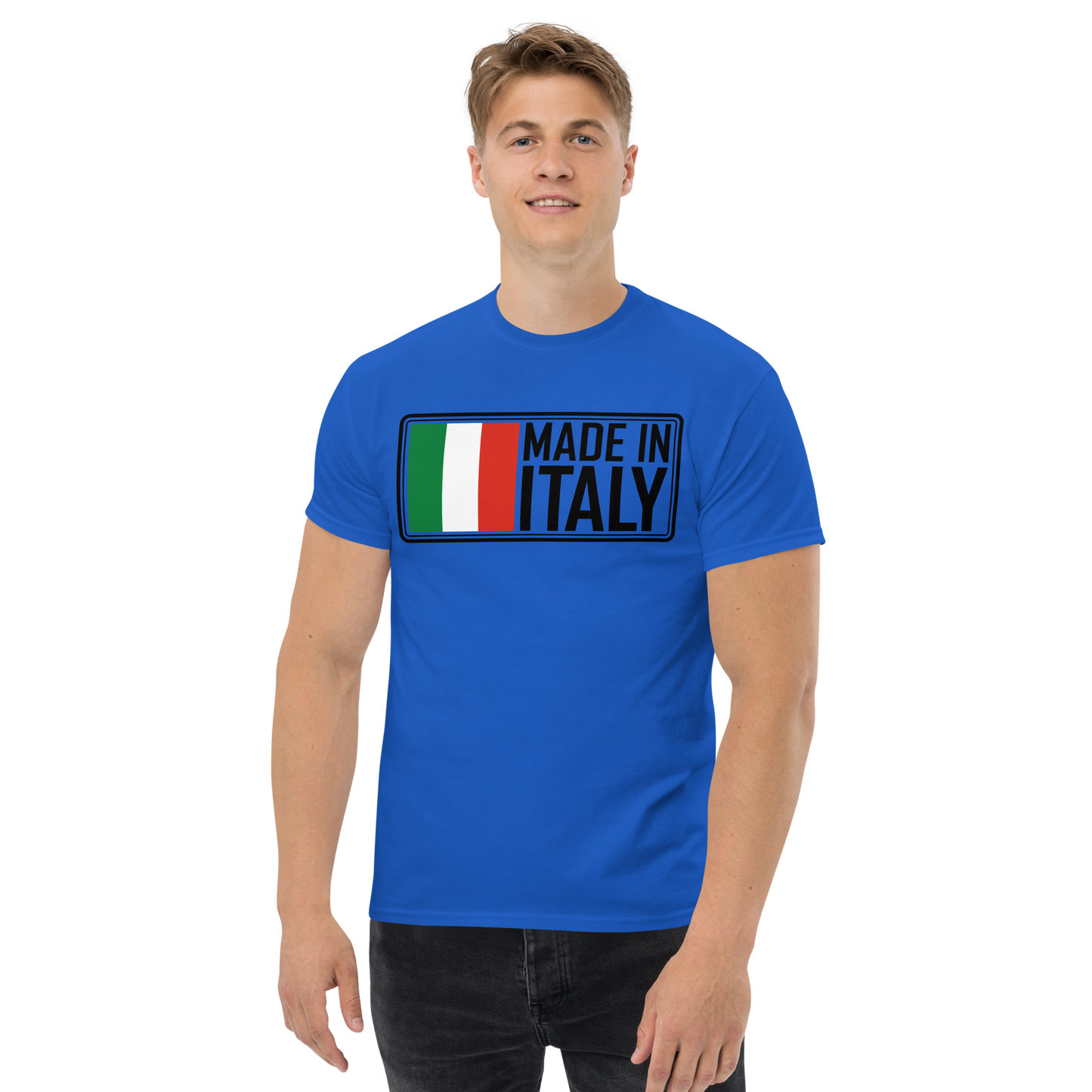 Authentic 'Made In Italy' T-Shirt: Wear the Heritage with Pride- Vintage Tee for Italians