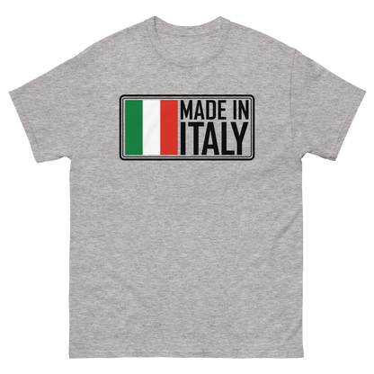 Authentic 'Made In Italy' T-Shirt: Wear the Heritage with Pride- Vintage Tee for Italians