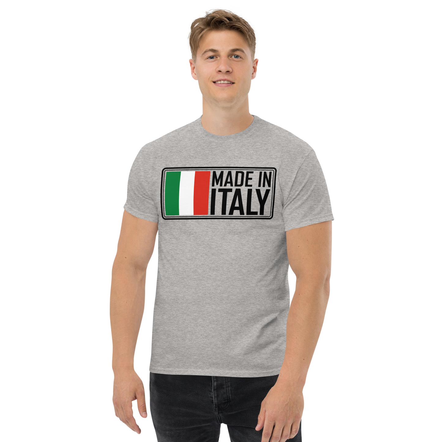 Authentic 'Made In Italy' T-Shirt: Wear the Heritage with Pride- Vintage Tee for Italians