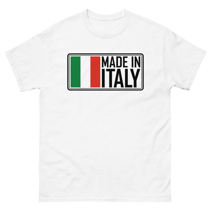 Authentic 'Made In Italy' T-Shirt: Wear the Heritage with Pride- Vintage Tee for Italians