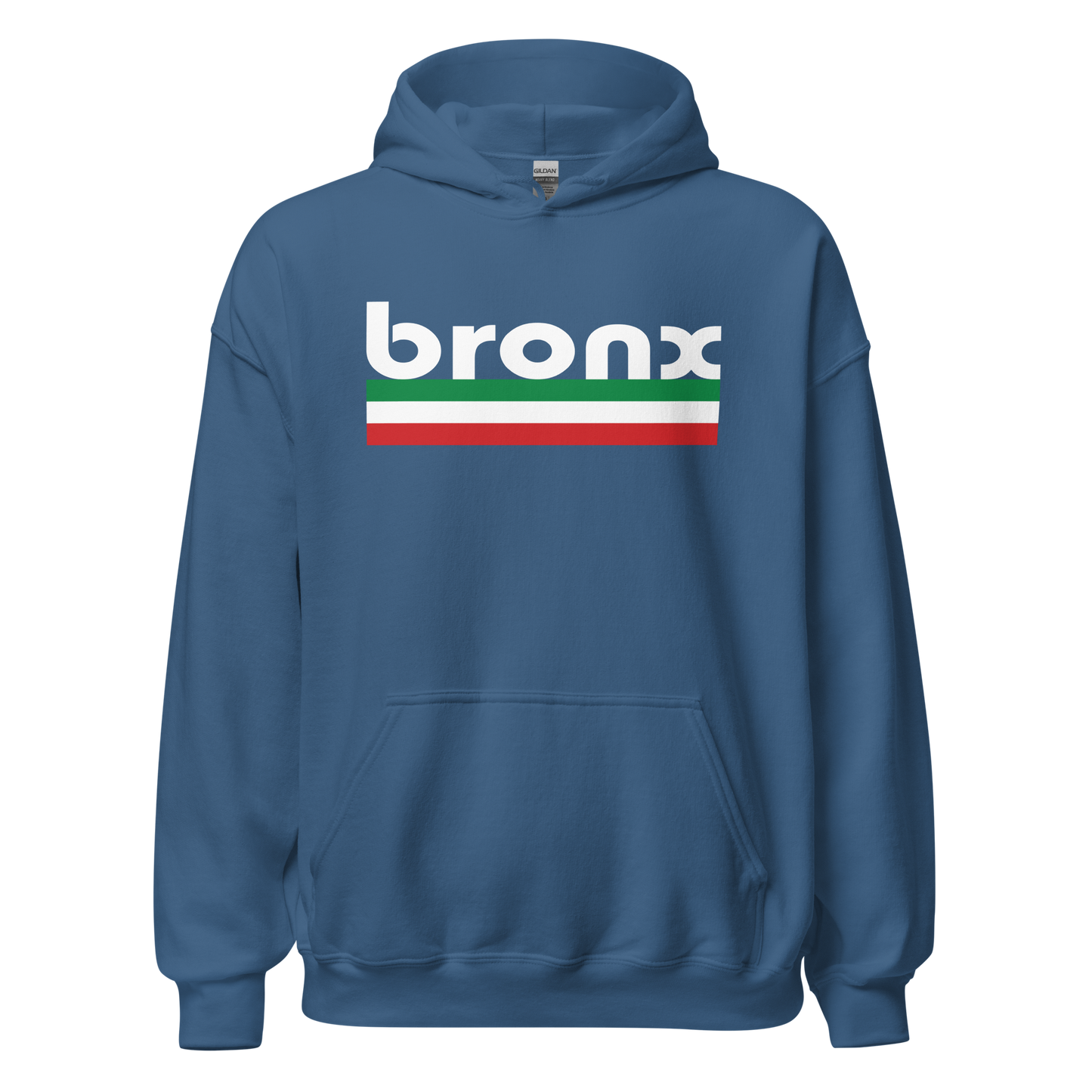 Bronx Italian Pride Hoodie- Vintage Flag Pullover for Bronx Italians