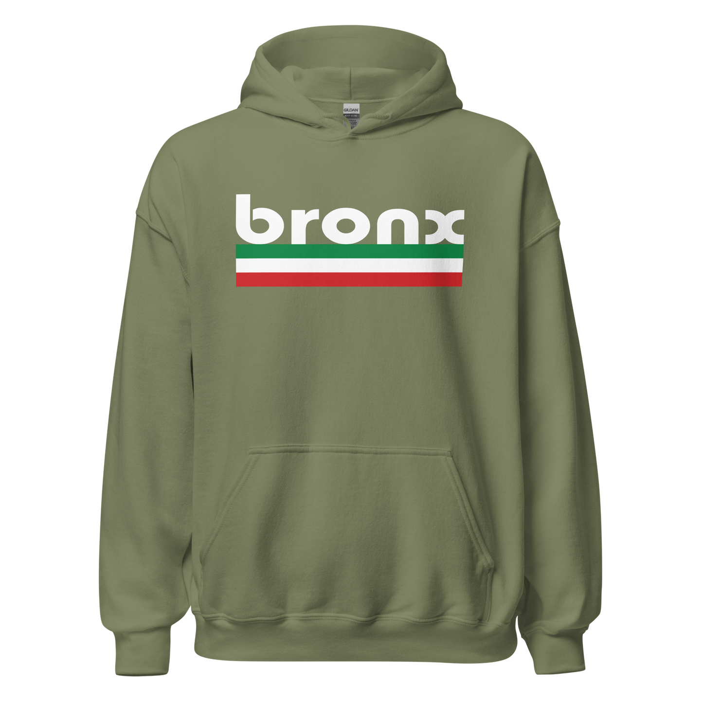 Bronx Italian Pride Hoodie- Vintage Flag Pullover for Bronx Italians