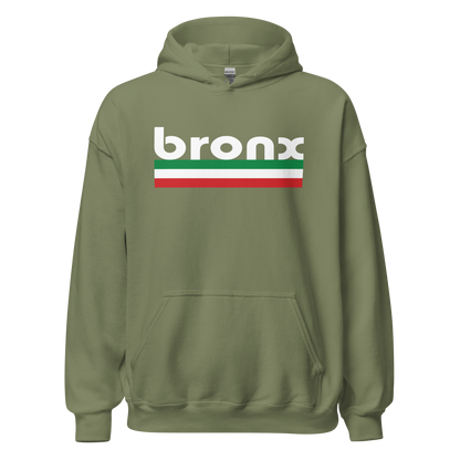 Bronx Italian Pride Hoodie- Vintage Flag Pullover for Bronx Italians