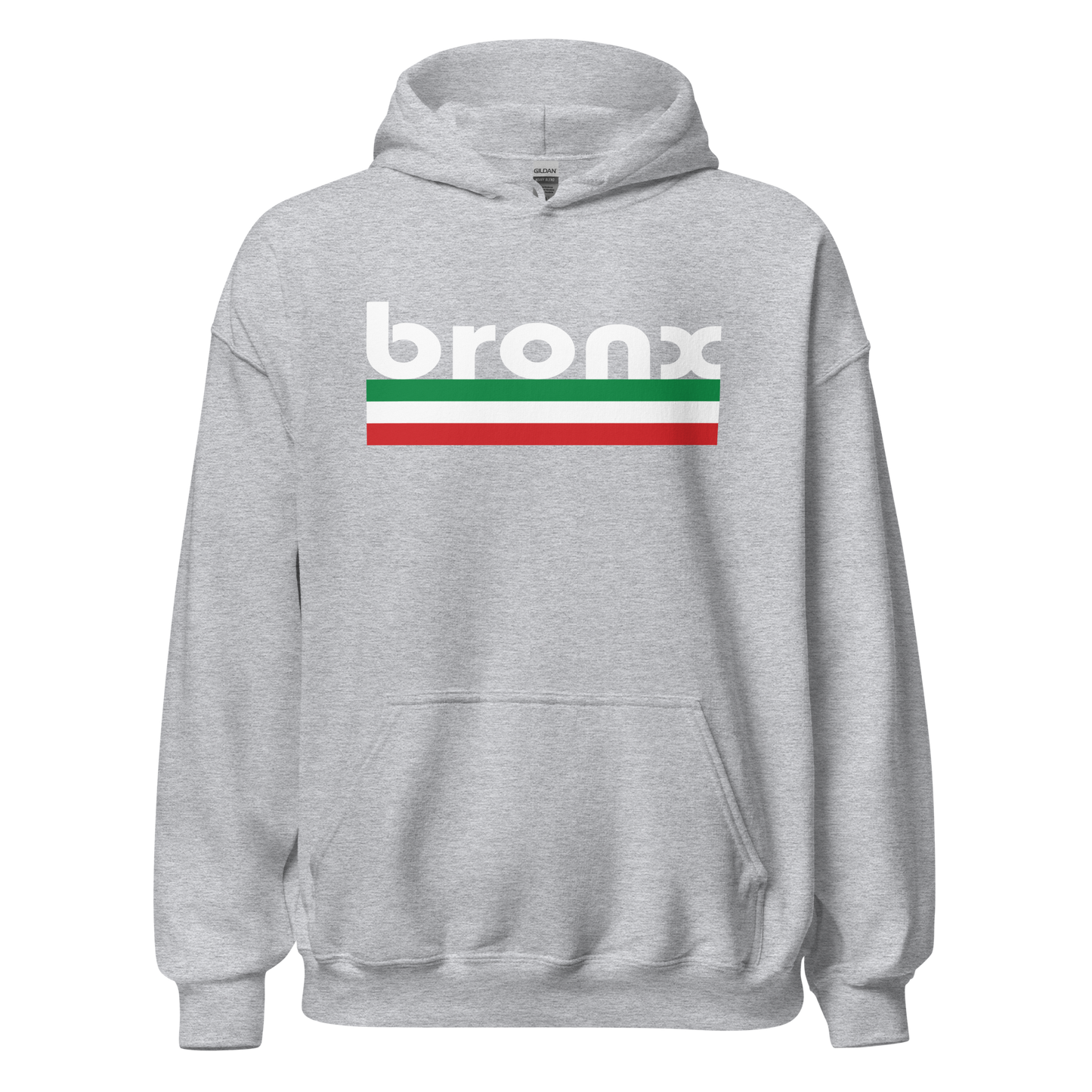 Bronx Italian Pride Hoodie- Vintage Flag Pullover for Bronx Italians